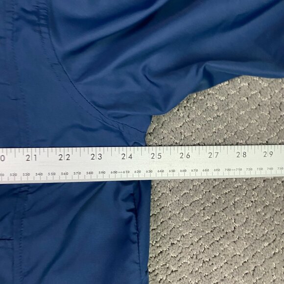 SCOTTeVEST Pack Windbreaker Jacket Men's XL Blue Travel TEC 13 Pockets Hooded - Picture 12 of 14